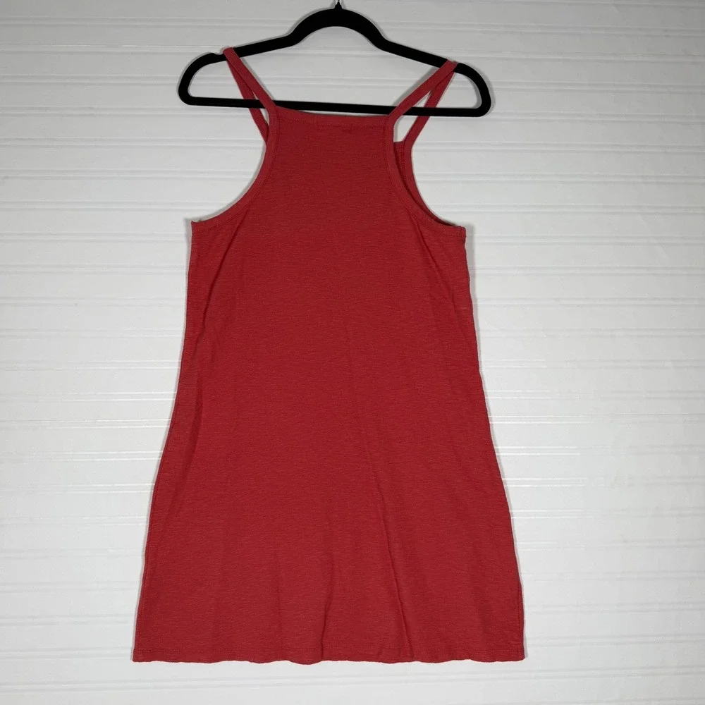 Madewell Tank Top mini dress‎ rust small Casual layer knit coastal boho beach